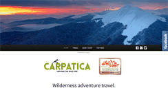 Desktop Screenshot of carpatica.net